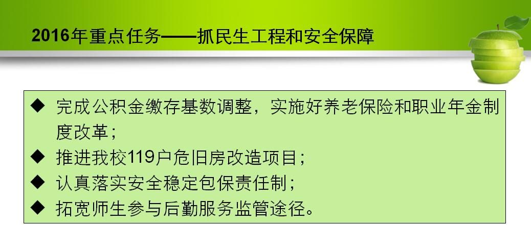 “双代会”报告传真④推——2016年重点工作