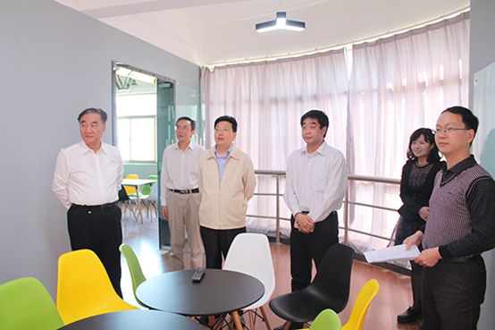 芜湖市委常委、组织部长、统战部长谢胜权来校调研创业教育工作