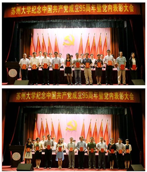 我校召开纪念中国共产党成立95周年暨党内表彰大会
